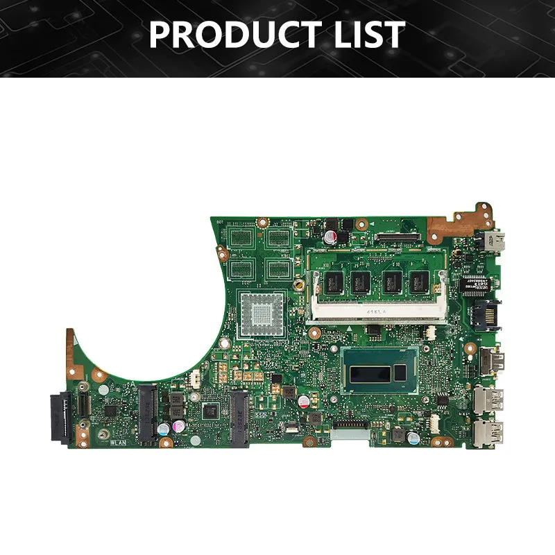 Notebook S551L Mainboard for ASUS S551LN S551LB R553L S551LA Laptop Motherboard CPU I3 I5 I7 4th Gen 4G RAM GT740M/GT840M