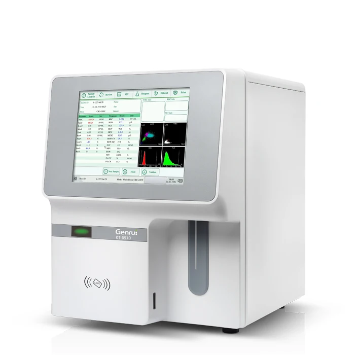 Genrui Factory Price Touch Screen 5 Part Auto Hematology Analyzer ...