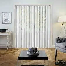 Vertical Shaded Gray Sheer Curtains with Cord Weight Dual Window Sheer Shades Luminette for Outdoor Big Window Door Treatment