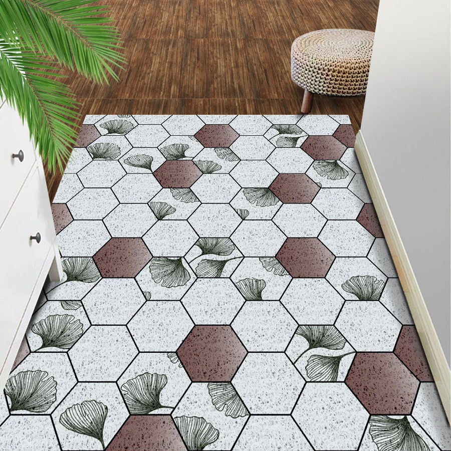 Customized Logo Non-Slip Door Mats Modern Indoor/Outdoor Cushion Floor Carpets for Home Hotel Front Entrance Doormats