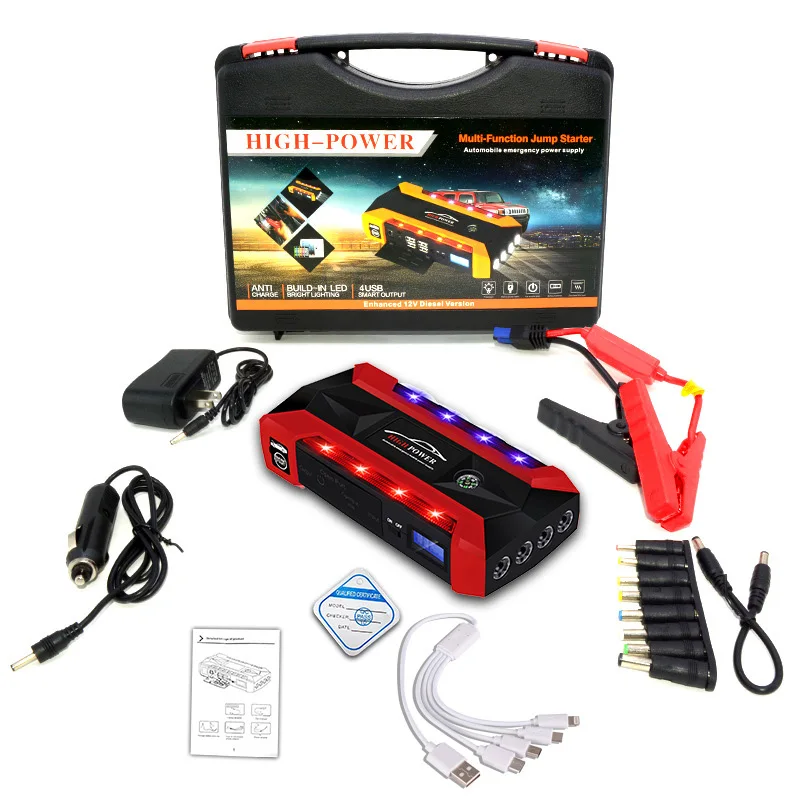 Car Emergency Starting Power Supply, Large Capacity Power Bank, 12v car  Battery, Power and fire Artifact