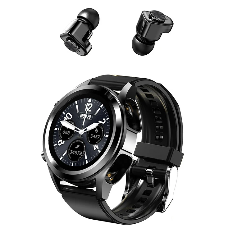 High Quality Hot Selling in Waterproof Reloj Smartwatch T10 T20 T30 T40  T50 T89 Smart Watch With Earbuds Earphone PK DT10