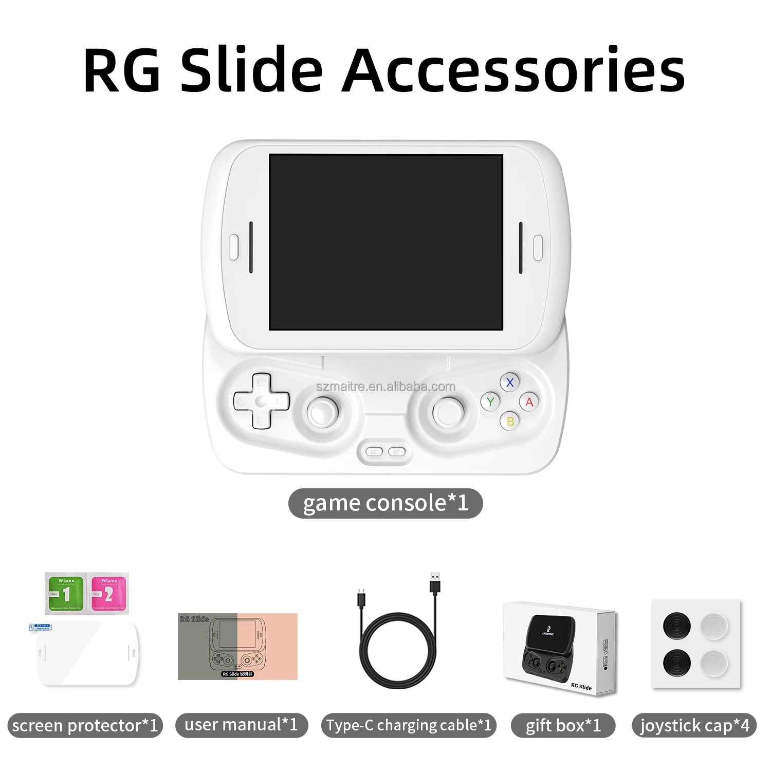 ANBERNIC RG Slide Portable Handheld Game Console - Android 13, 4.7