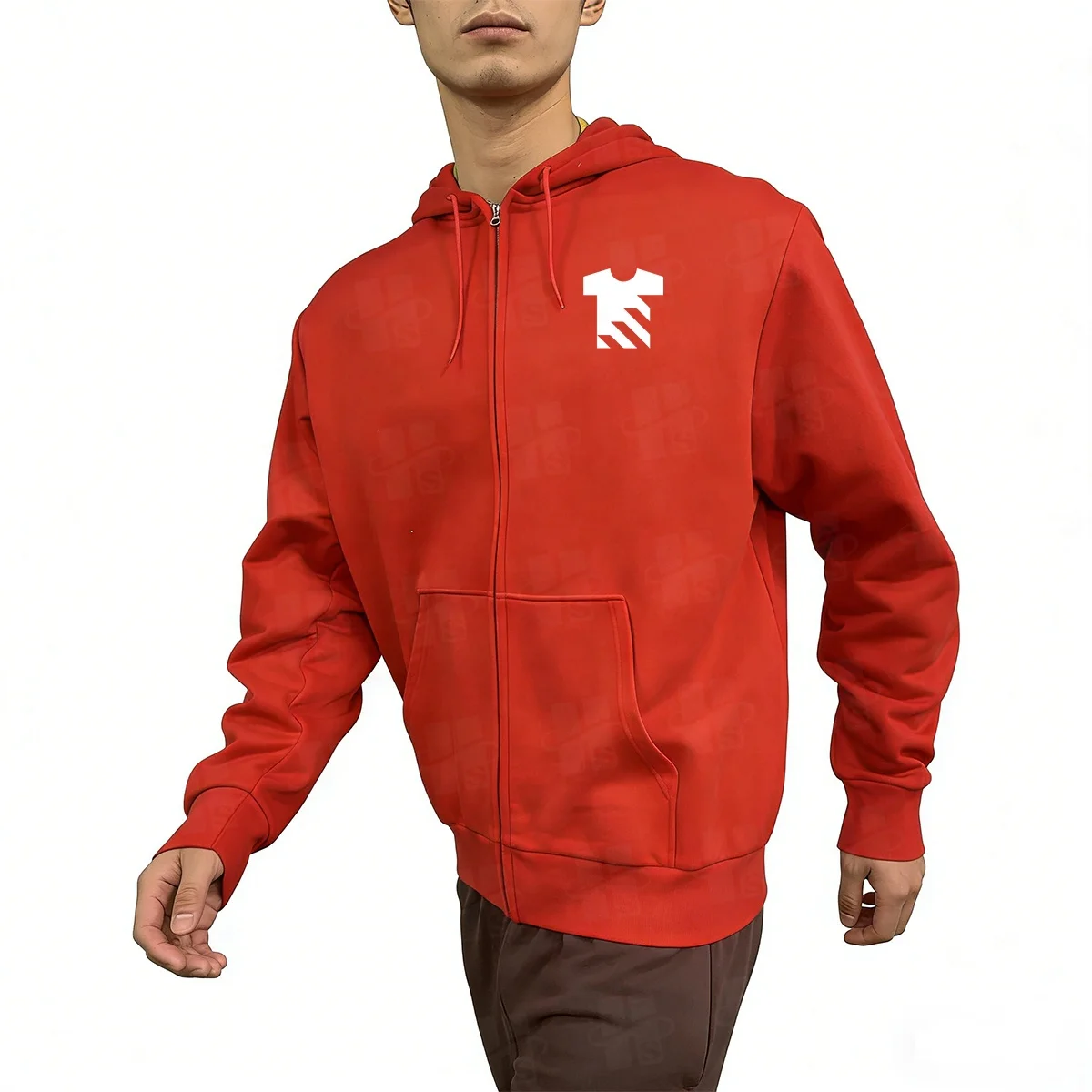 High Quality Streetwear Thick Heavy 450 Gsm Men’s Zip up Blank Hoodie Luxury Heavyweight Boxy Hoodie Men