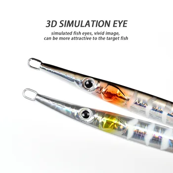 Cross-Border Hot-Selling Fast-Sinking Metal Jig UV Luminous Artificial Hard Bait Sea Fishing Boat Fishing Spanish Mackerel 80g – Metal Jig – view 5