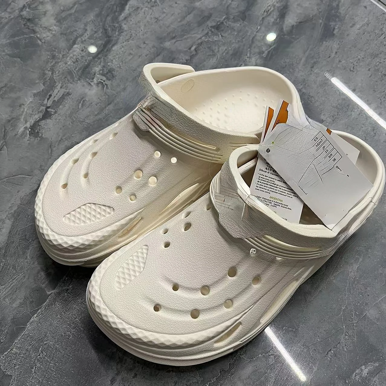 Official Version Original Unisex Clogs Mules High Platform Crogs Crocks