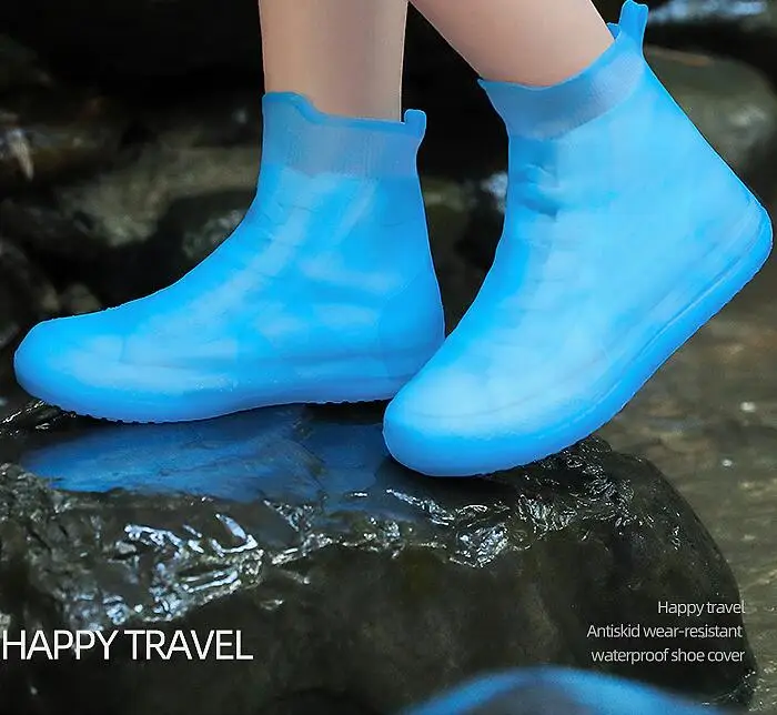 Shoe Cover Outdoor Shoe Protectors Reusable Rain Boots Silicone