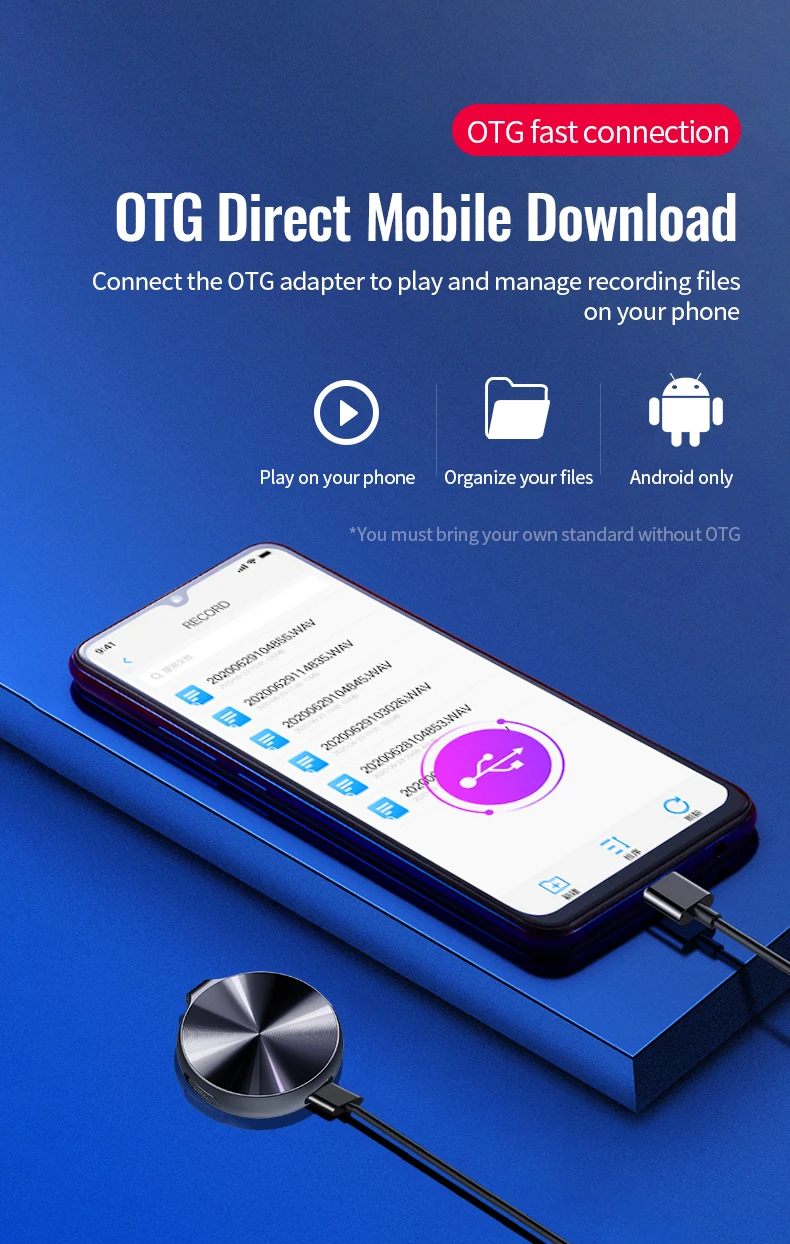 Mini Voice Recorder Small Voice Activated Recorder Audio Recording Device Digital Voice Recorder Q39