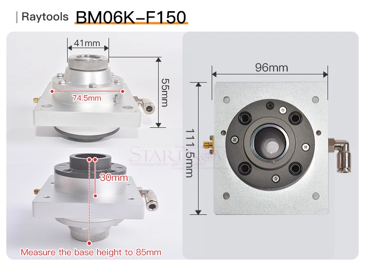 Raytools BT210S BT230 BT240S BM111 BM109 BM112 Fiber Laser Cutting Head Nozzle Connection Parts Laser Nozzle Sensor Connector