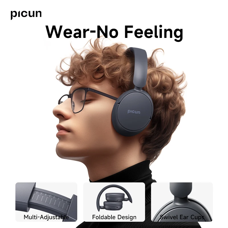 Picun B5 Pro Audio Factory Music Headset Head Phones Headphone Wireless