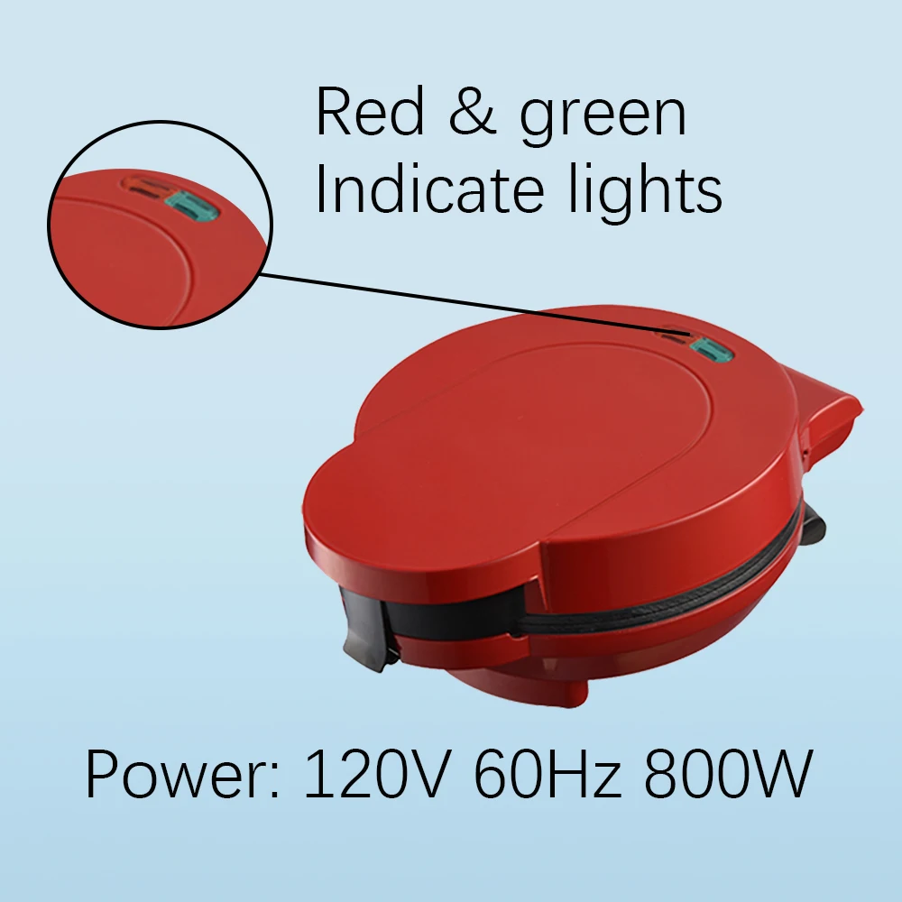 Multifunctional 3 In 1 Electric Waffke Maker With Detachable Non-stick