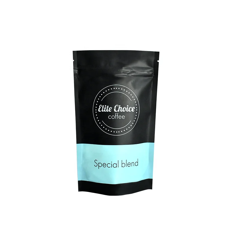 Custom Resealable Storage Coffee Beans Food Zip Lock Aluminum Foil