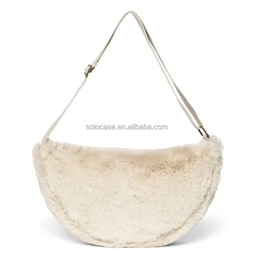Man-Made Rabbit Fur Fanny Pack