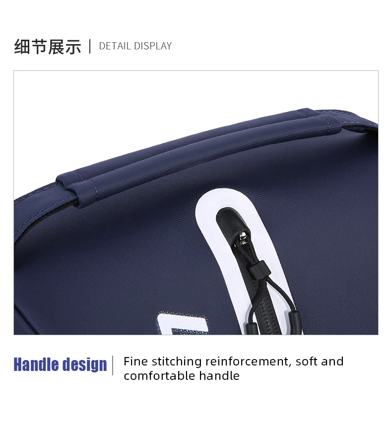 Pgm Zipper Custom Logo Leather Golf Shoe Bag Nylon Waterproof Custom