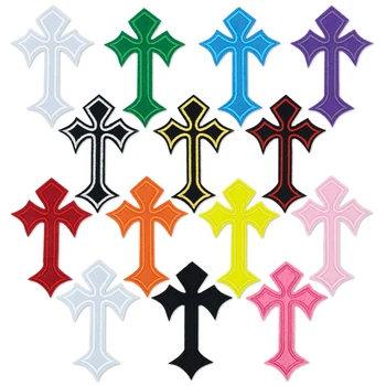 Cross - Shaped Embroidery, Computer - Embroidered Patches, Clothing Accessories,iron on Patches for Clothes,embroidery Patch