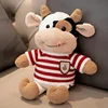 Maglione a righe bianche e rosse