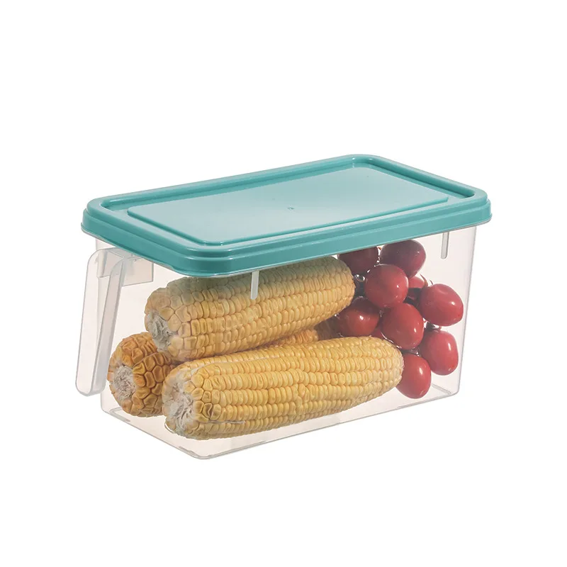 Plastic Food Fridge Storage Set Refrigerator Food Storage Containers Multifunction Modern Plastic Items Transparent 2 Pcs S/M/L details