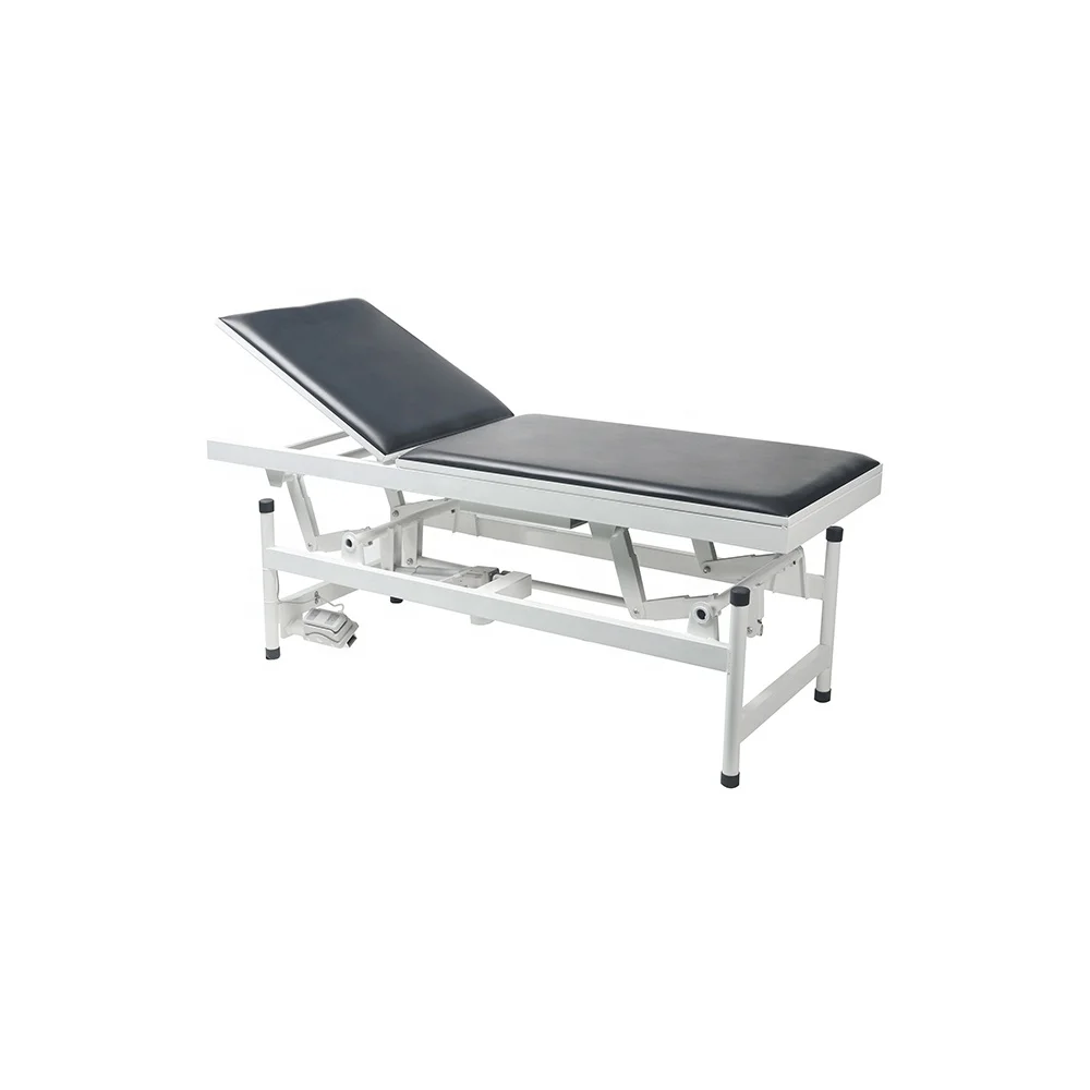 Adjustable Height Hydraulic Metal Examination Table Clinical Grade 600-800mm Modern Multi-Function Hospital Use Infusion School 6