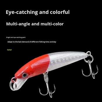 6cm 4g Slow Sinking Micro Plastic Minnow Bait Lure Set for Freshwater Stream for Carp Bottom Fishing Artificial Hard Bait Cod – Minnow – view 4