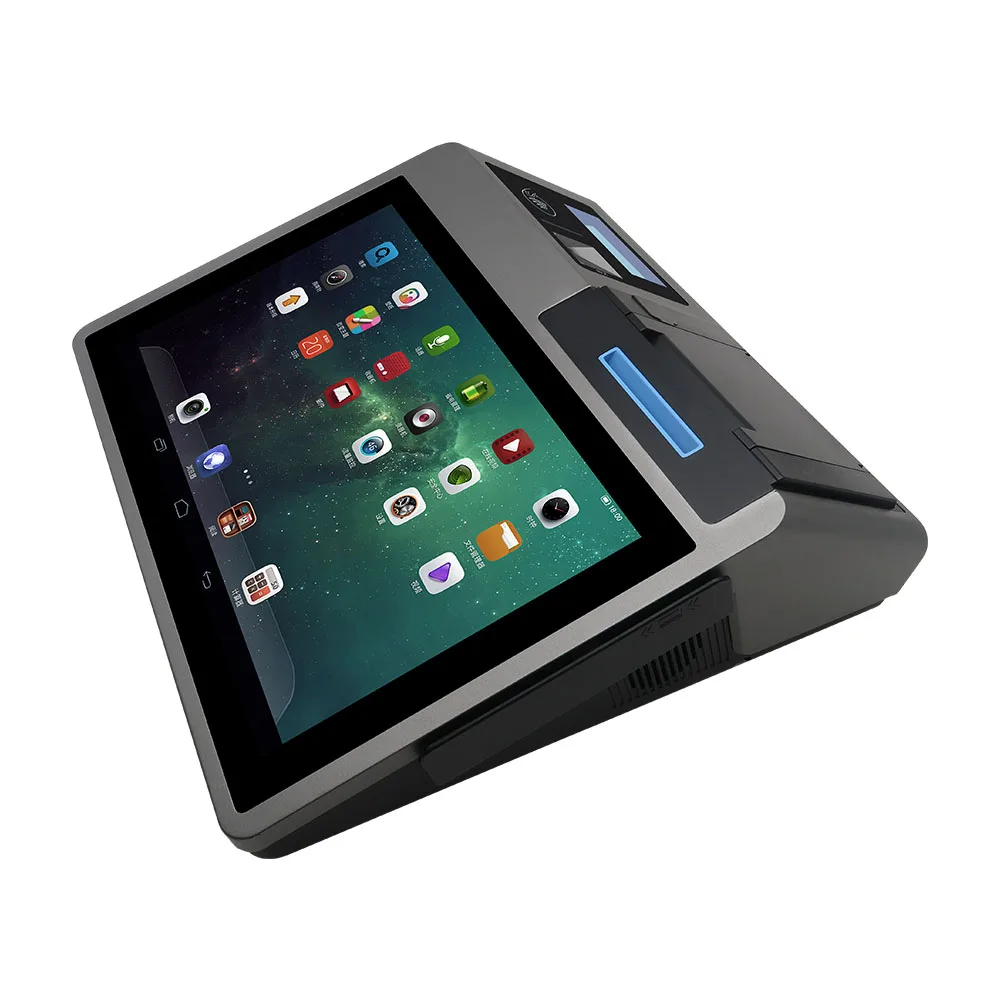 ZCS POS Factory Z100 Dual Screen POS Terminal Android All in One With Sim Card Slots Printer Fiscal Module Port