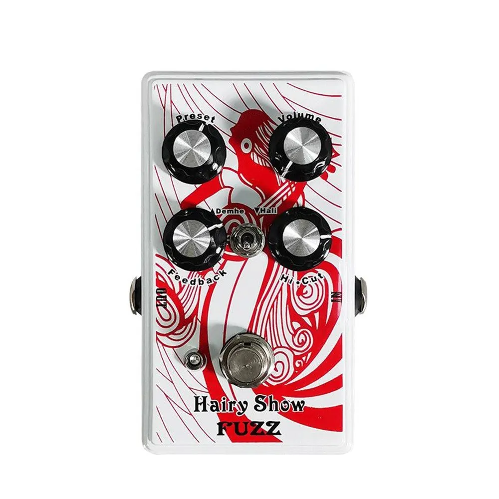 Kaden Effects Flamingo Fuzz Pink Guitar Effect Pedal Fuzz