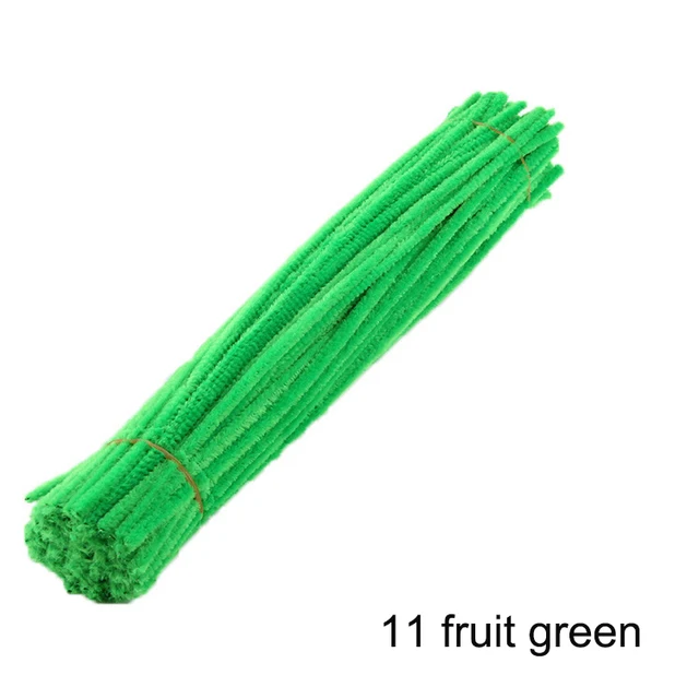 Pipe Cleaners, 6mm x 30cm, 40 pk, Lime Green