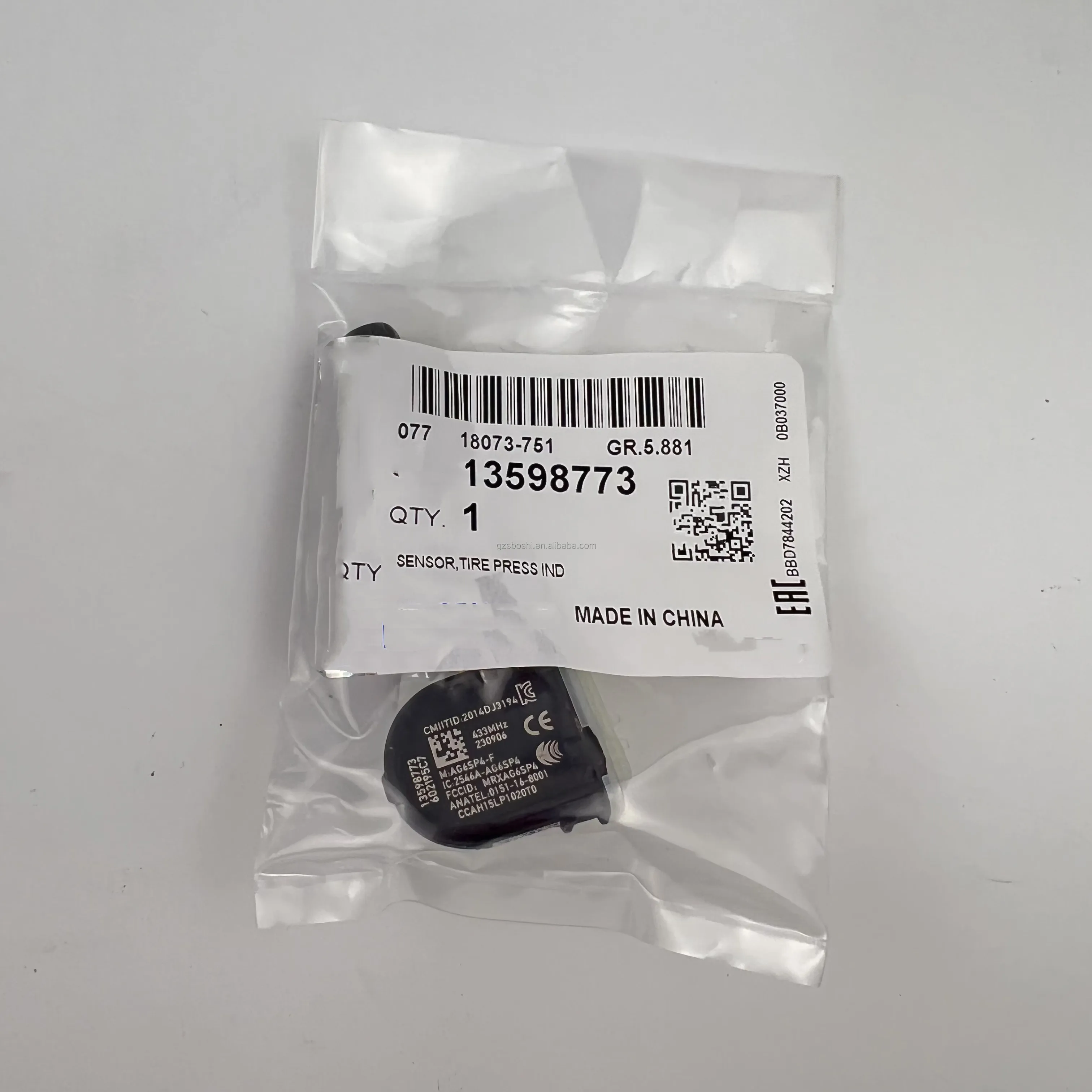 13598773 Auto Parts Tire Pressure Sensor 13598773 For Chevrolet Malibu ...