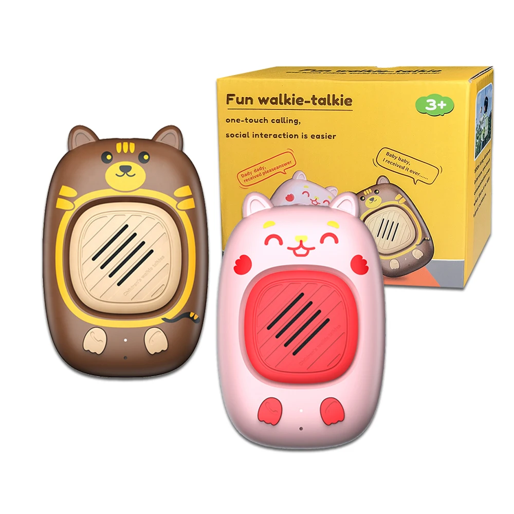 Portable Bi-Directional Walkie Talkie Set for Children Fun Wireless Communicator Made of Durable Plastic