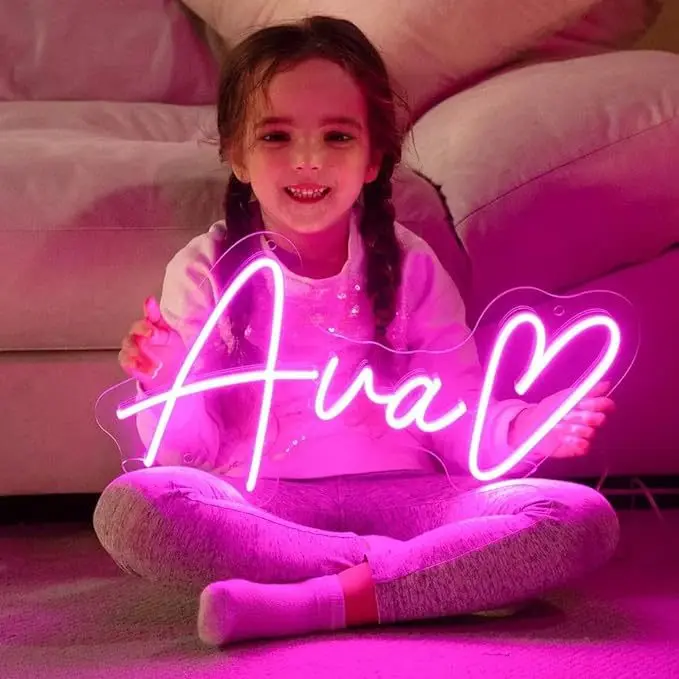 Lampada Personalizzata a Lettere in Plastica IP65 per Decorazioni Natalizie e per San Valentino, 1m Illuminazione LED Bianco Caldo di Genere Decorativo