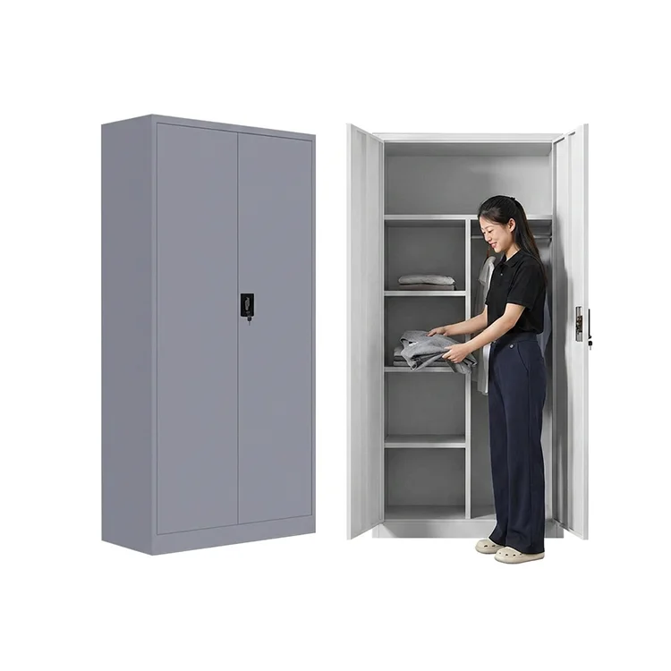 Easy Assemble Steel Industrial Storage Cabinets-Eco-Friendly Large Capacity Modern Design Bedroom Furniture Workshop Living Room