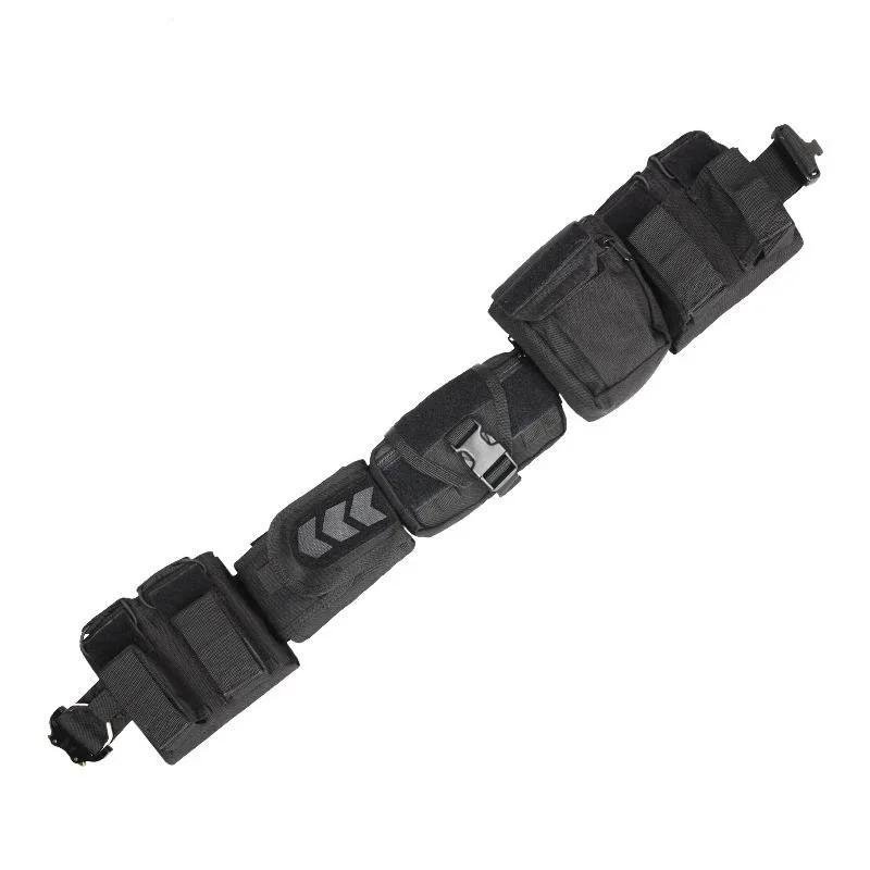 Outdoor Wear-resistant Tactical Waist Bag Storage Bag Hiking Pouch Comfortable Multifunctional Padded Belt Hunting