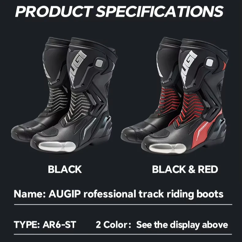 【新品】AUGI AR6 Racing レーシングブーツ 25cm / 39 AUGI AR6 Professional Cycling Boots Long Racing Athletic