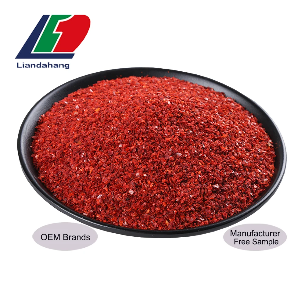Korean Red Chili Flakes Gochugaru Hot Pepper Chili Coarse Powder & Flakes No Aflatoxin in Chilli Powder for Kimchi