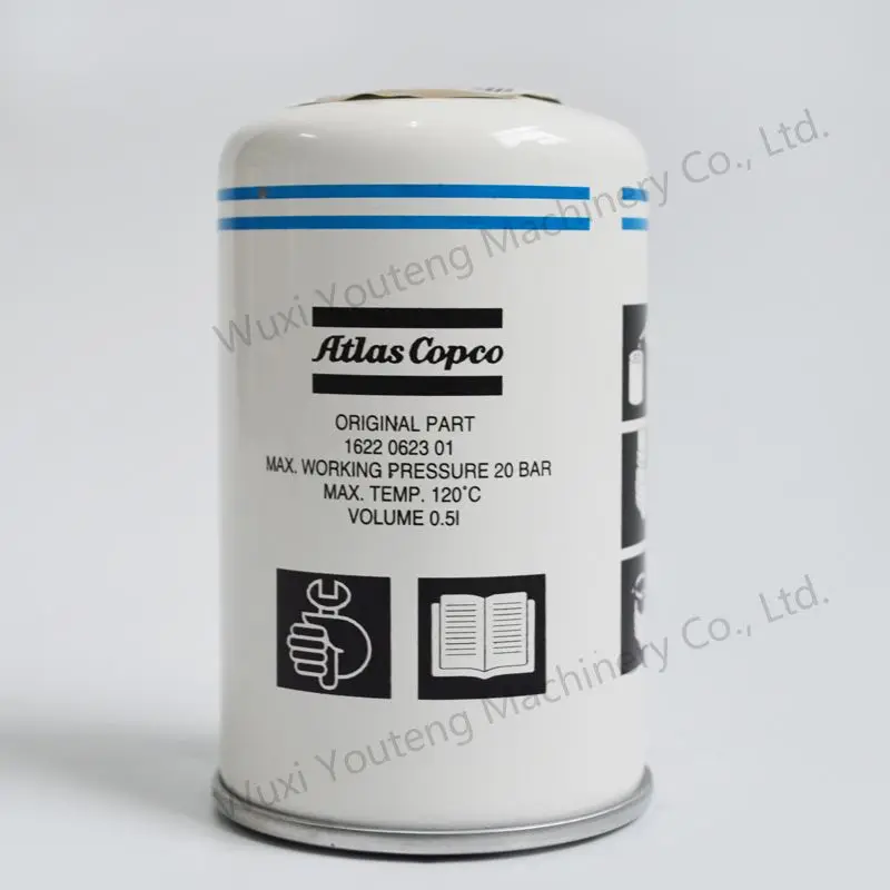 Oil Separator 1622062301 G4 G5 GA11 GA18 GA22 GA30 Oil-injected Air Compressor Spare Parts for Atlas Copco