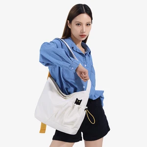 NOXXON New Soft Nylon Tote Bags Durable Sling Bags Solid Color Lightweight Purses Shoulder Bag for College