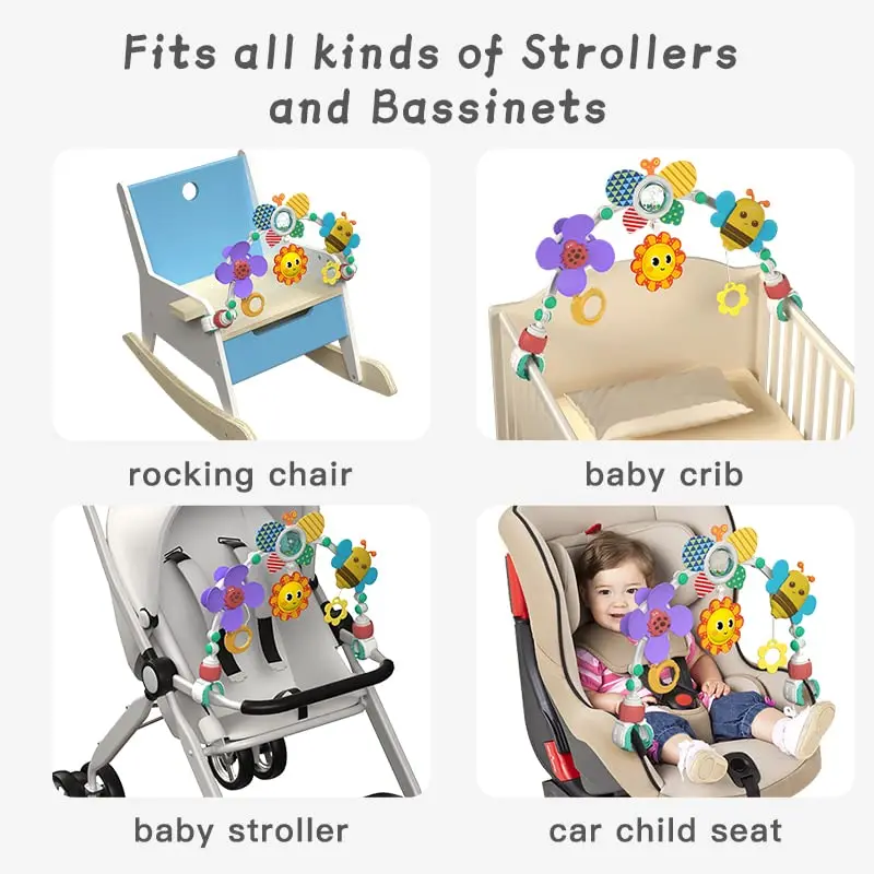 Foldable Baby Bed Toys Juguete Cochecito De Bebe Car Seat & Stroller Toys Stroller Arch For