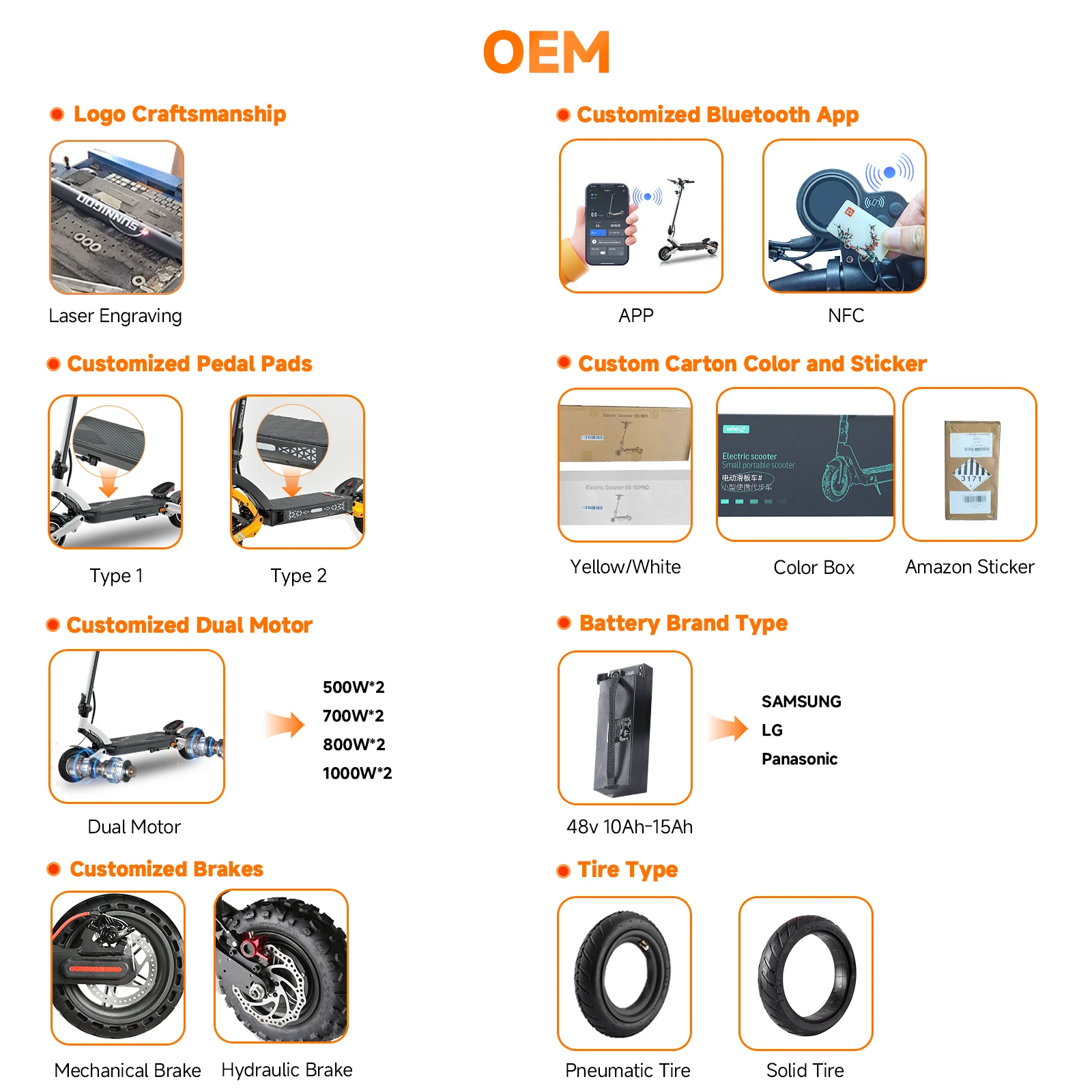 Manufacturer High-end Dual C Type Oil Hydraulic Suspension Electric Scooter Kick Rear Standboard Escooter for Riding Player