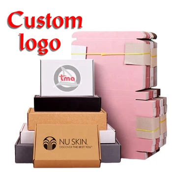 Manufacture Customized Shipping Box Mailers Printing With Custom Logo Printed Durable Apparel Packaging Boxes