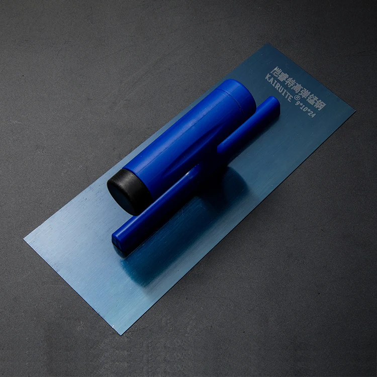 Magnesium Alloy Handle Blue Carbon Steel Blade Plaster Trowel