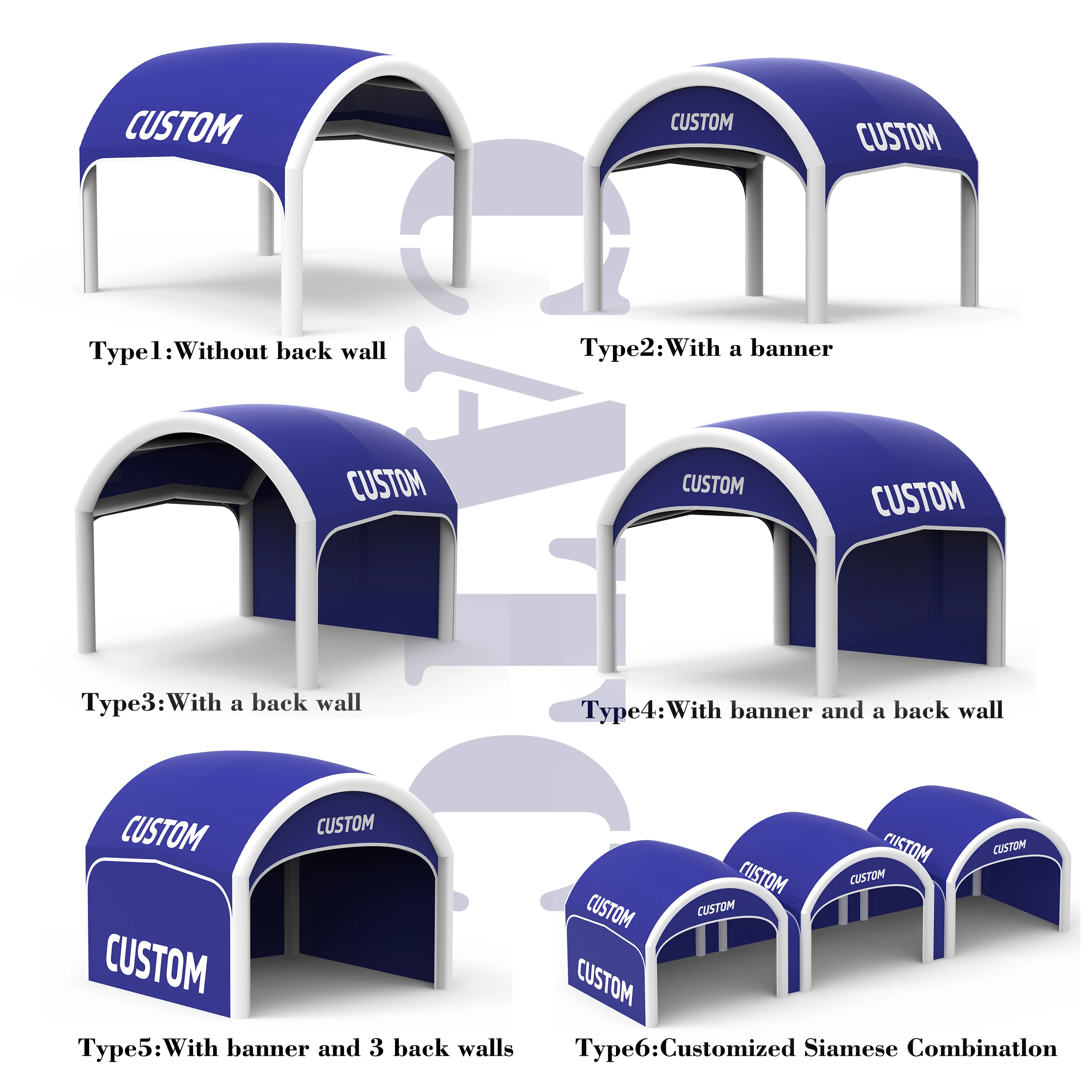 CATC Market Promotion Hot Sale Rainproof Inflatable Shelter Canopy Gazebo Tent for Indoor Sports & Outdoor Advertising for Cars