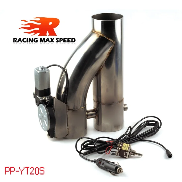 2 inch 304 stainless steel type Dual-Valve exhaust cutout high quality with switch contral PP-YT20S