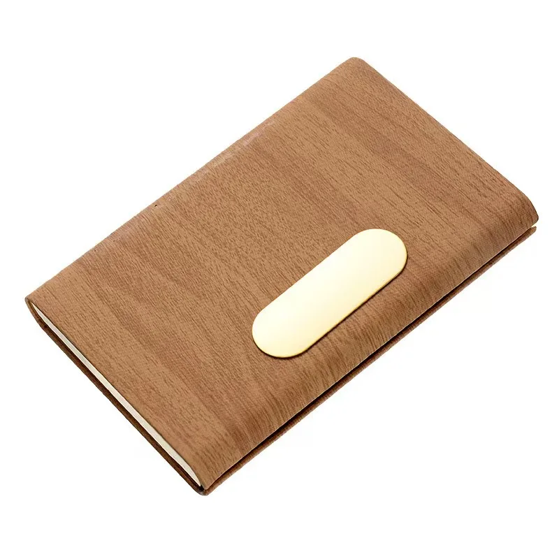 Gold Metal Thickened Business Card Holder for Men High-End Customizable Logo Gift Case preview 5
