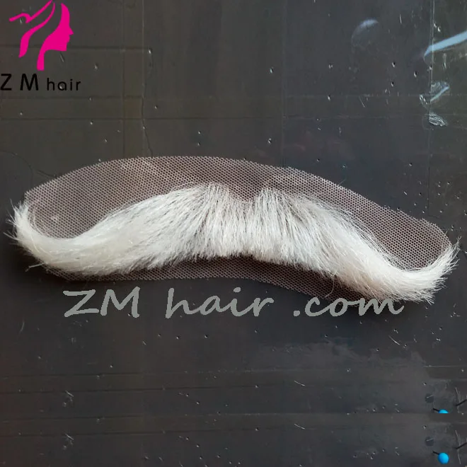 Synthetic Lace Full Hand Made Separate Santa Claus Mustache Eyebrows