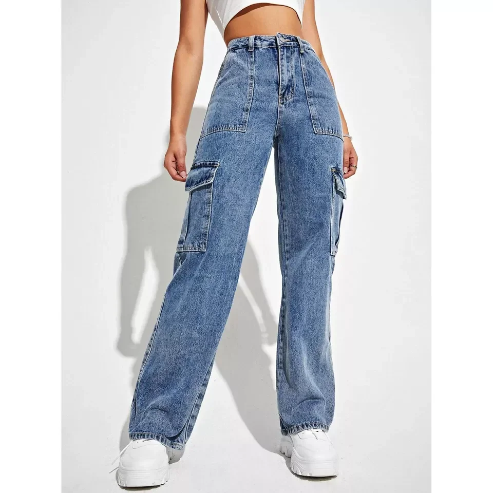 Cheap Flare Jeans Pants Women Vintage Denim Ladies Jeans Women High Waist  Fashion Trousers Plus Size Wide Leg Jeans | Joom