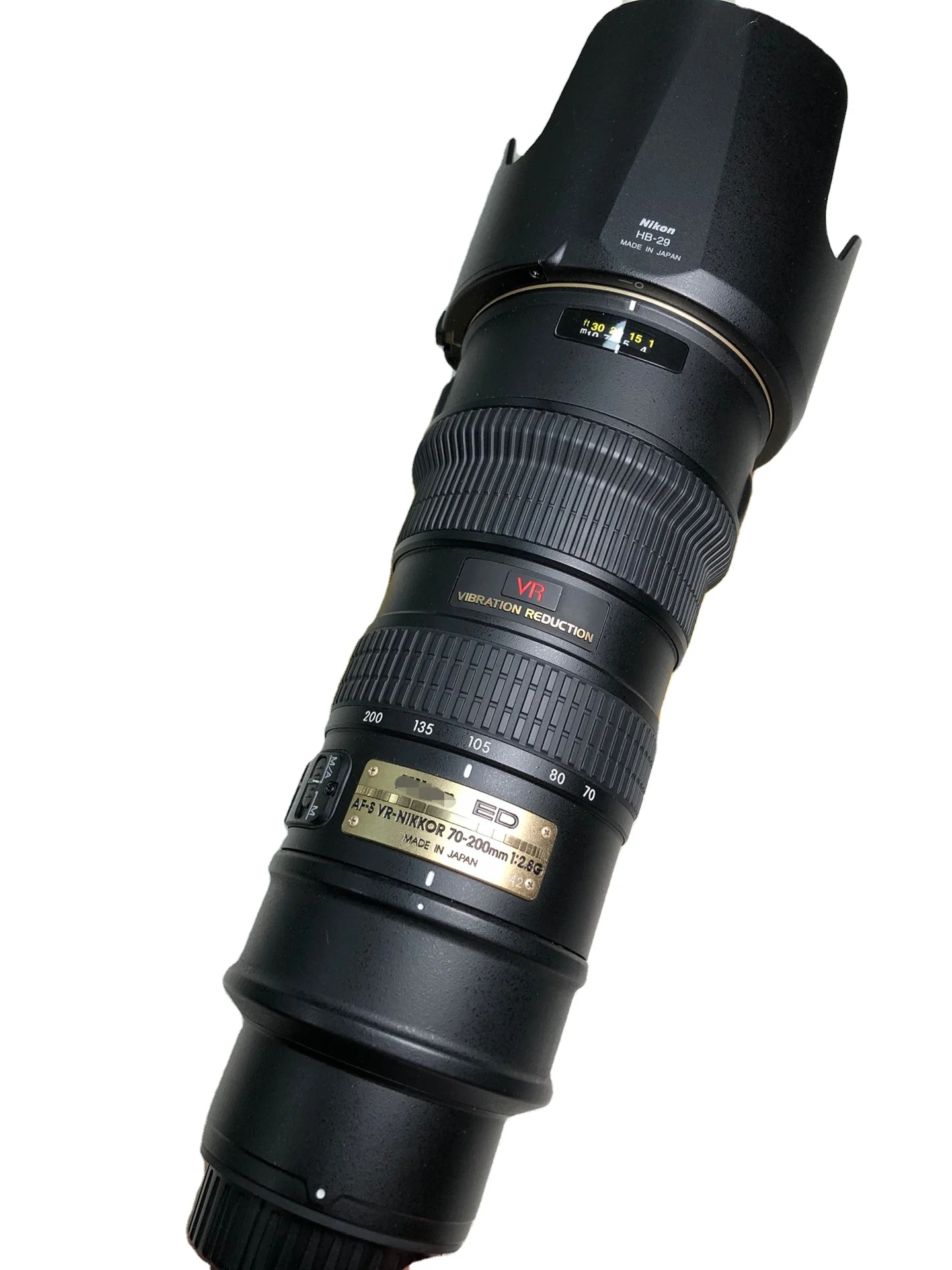 Original Used Digital Camera Telephoto Lens,Afs 70 200 Mm F/2.8 Ed