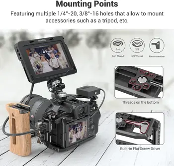 SMALLRIG Camera Cage Only for Sony Alpha 7S III / A7S III / A7SIII / A7S3-2999 product image