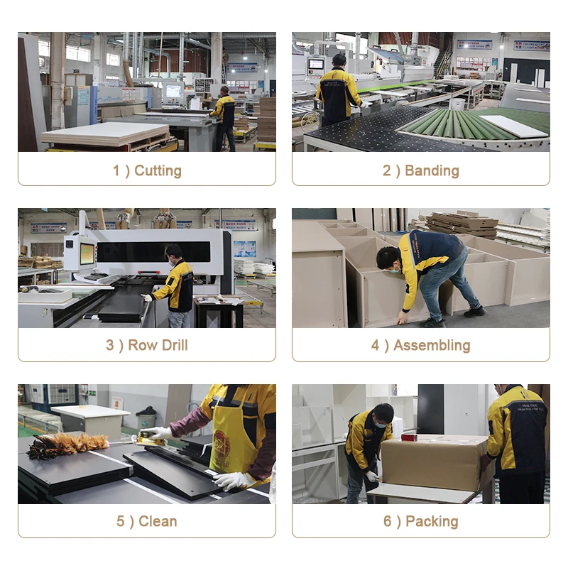 Modern Custom Designs Australian Flat Pack American Black Lacquer Luxury Kitchen Cabinets