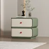 [c2 double bois massif] vert riz blanc (droite)