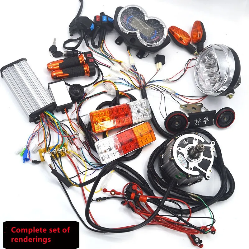 Электрический прибор для сборки с тремя колесами переключатель налобного фонаря ручка рог корона принц запчасти ремонта