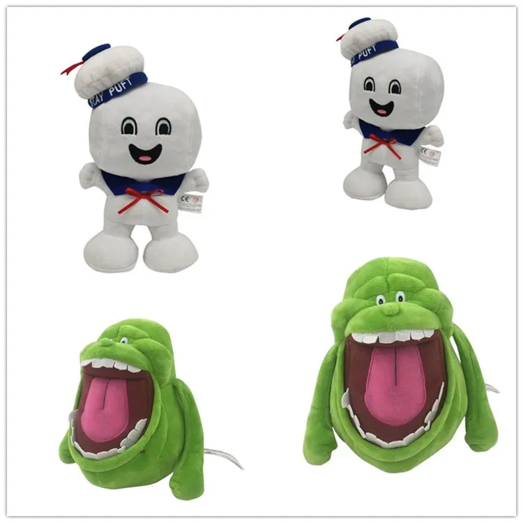 Cute Ghostbusters Green Plush Doll Toy for Halloween Gifts, OEM